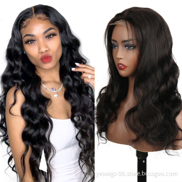 Popular New Yes Wigs 5x5 Closure Wig For Women Human Hair Body Wave Lace Closure Wig Pre Plucked 200% Density Undetectable Knots
